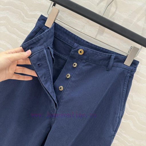 AK73955 Miu Miu Girls' Work Clothes Pocket Straight Leg Pants 25s Early Spring New Product Rasc 84ur9knh - Image 6