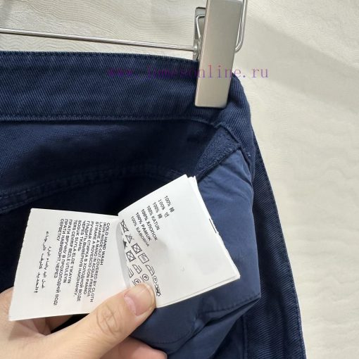 AK73955 Miu Miu Girls' Work Clothes Pocket Straight Leg Pants 25s Early Spring New Product Rasc 84ur9knh - Image 7