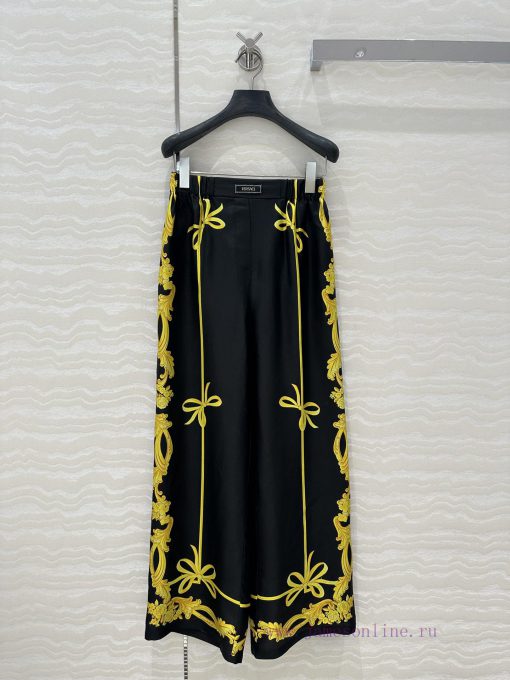 AK76723 Versace Beauty Goddess Venus 25s Spring/Summer Color Positioning Printed Silk Straight f8t3hgyk