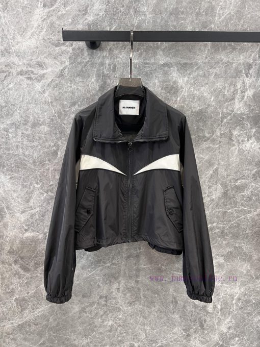 ZW60800 Jil Sande * 25SS Early Spring New Color Matching Zipper Windbreaker Coat | Yb Developed ibd3ey04