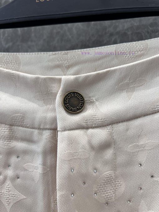 ZK60807 Louis Vuitton 24Fw Autumn/Winter New Jacquard Pattern Hot Diamond Casual Pants | This P 22p0mod5 - Image 6