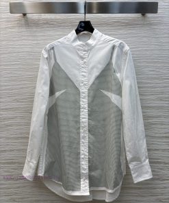 CC76732 Fendi 25 Spring/Summer Top Same As Haiqing Fake Two Piece Offset Pattern Stand Up Colla 1yle2a8h