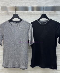 CT76736 Jin Chen Same Style Niche Design Elastic Slim Fit T-shirt With Micro Wrapping Design Th nxo3tbqn