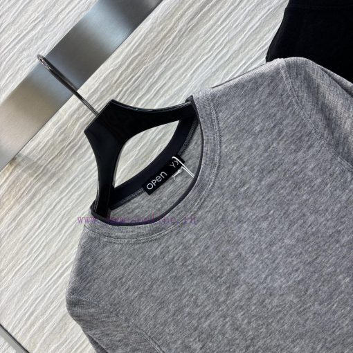 CT76736 Jin Chen Same Style Niche Design Elastic Slim Fit T-shirt With Micro Wrapping Design Th nxo3tbqn - Image 3