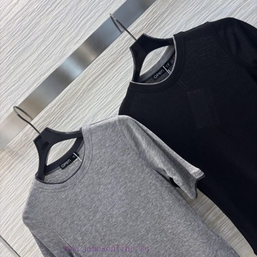 CT76736 Jin Chen Same Style Niche Design Elastic Slim Fit T-shirt With Micro Wrapping Design Th nxo3tbqn - Image 6