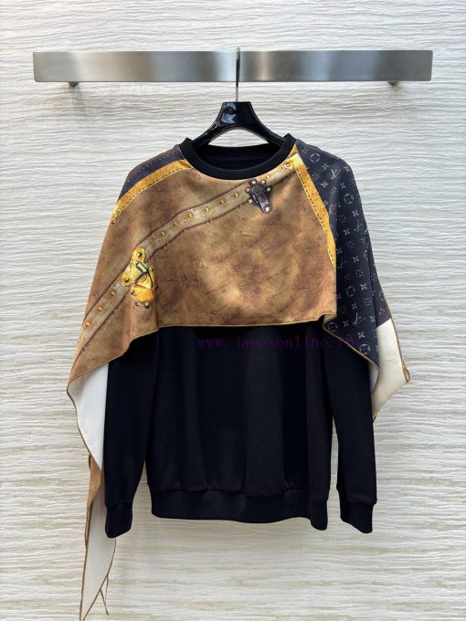 CT76739 Louis Vuitton 25 Early Spring New Collection Chain Flower Printed Silk Scarf With Long 8usg0chh