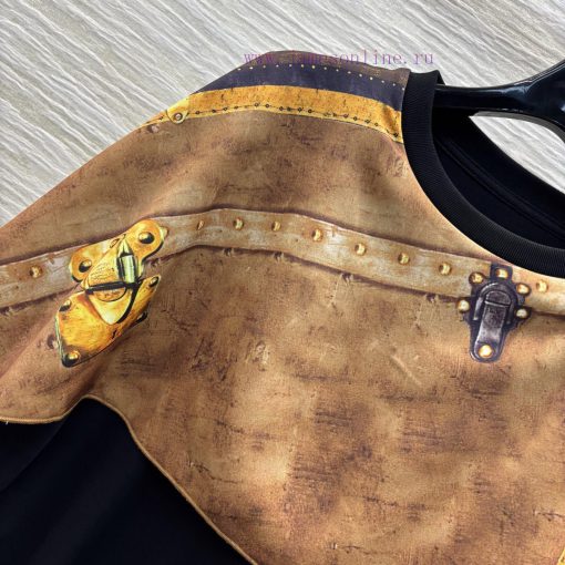 CT76739 Louis Vuitton 25 Early Spring New Collection Chain Flower Printed Silk Scarf With Long 8usg0chh - Image 4