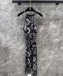 ZL60808 Chanel 25Ss New Spring/summer Floral Print Sleeveless Dress Is Not Only Attractive At F 09cw2j2r