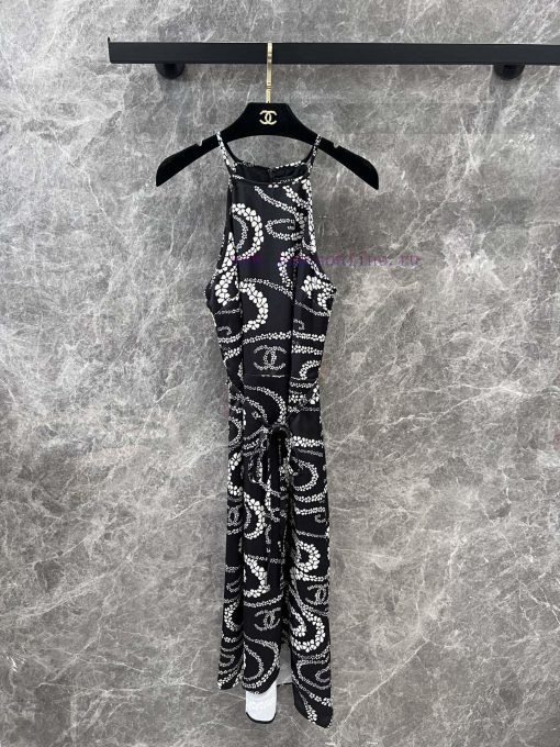 ZL60808 Chanel 25Ss New Spring/summer Floral Print Sleeveless Dress Is Not Only Attractive At F 09cw2j2r