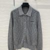 Hot Selling Recommendation: AW76317 Miu Miu Girl's Outfit Intellectual Split Hollow Polo Collar dzllcg4x