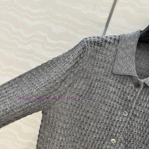 Hot Selling Recommendation: AW76317 Miu Miu Girl's Outfit Intellectual Split Hollow Polo Collar dzllcg4x - Image 5