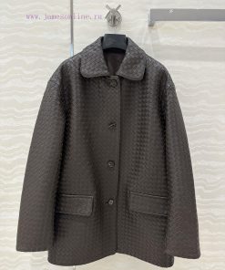 High End AW76795 BV Weaving Technology Retro Modern Fashion Essential Leather Jacket Customer O 2l0d8vrn