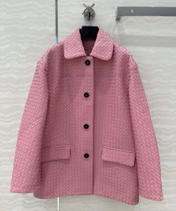 High End AW76795 BV Weaving Technology Retro Modern Fashion Essential Leather Jacket Customer O jue5pive