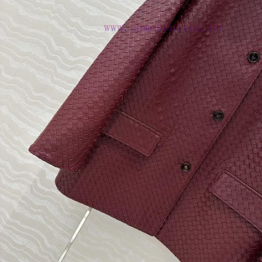 High End AW76795 BV Weaving Technology Retro Modern Fashion Essential Leather Jacket Customer O x0xl9xcf - Image 5