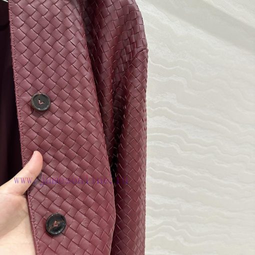 High End AW76795 BV Weaving Technology Retro Modern Fashion Essential Leather Jacket Customer O x0xl9xcf - Image 9