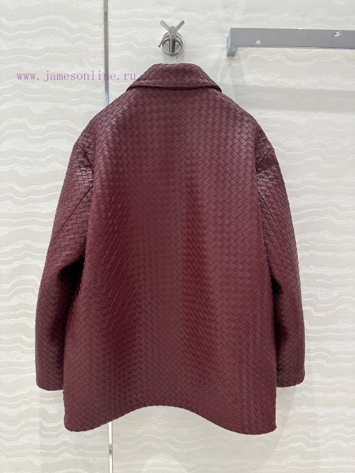 High End AW76795 BV Weaving Technology Retro Modern Fashion Essential Leather Jacket Customer O x0xl9xcf - Image 10