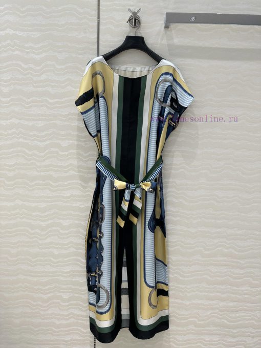 AL76796 H 25 Spring/Summer New Product Kraft Tan Split Dress Coaching Remix Pattern Positioning lkmxz3x6 - Image 2
