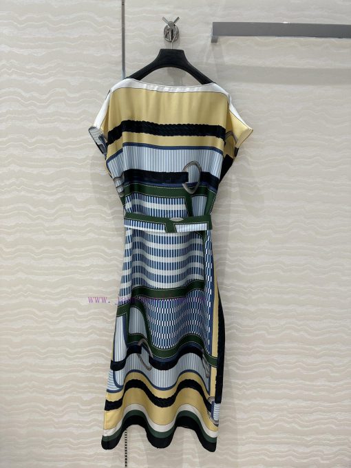 AL76796 H 25 Spring/Summer New Product Kraft Tan Split Dress Coaching Remix Pattern Positioning lkmxz3x6 - Image 9