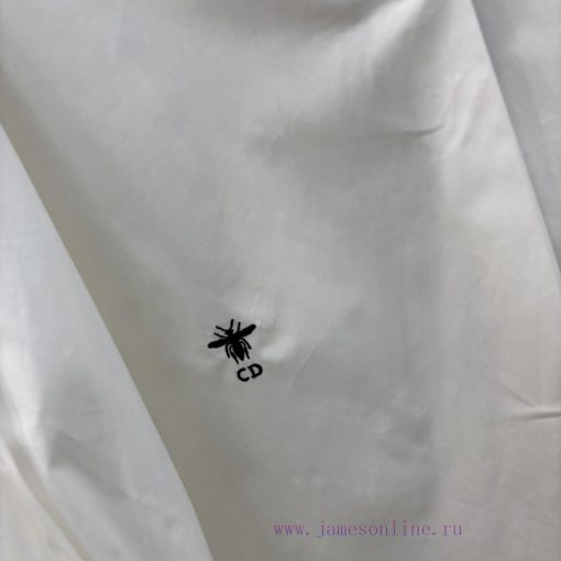 CC76800 Dior 25 Early Spring New Collection Recommended Stand Up Half Button Shirt With Concave uwkstc16 - Image 7