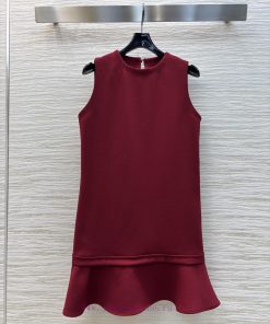 CL76802 Gucci 25 Spring/Summer New Collection Ruffle Fish Tail Sleeveless Dress Classic Elegant 9s2okr5m