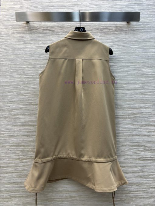 CL76803 Gucci 25 Early Spring New Collection With A Small Collar And Sleeveless Fishtail Dress 6eqkchjg - Image 9