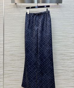 CK76816 Louis Vuitton 25 Early Spring New Collection Presbyopia Print Elastic Casual Pants Summ wi1enark