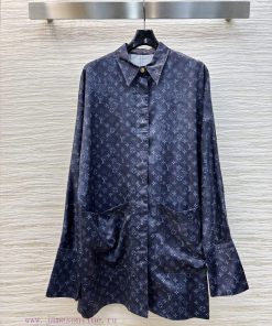 CL76817 Louis Vuitton 25 Early Spring New Collection Featuring A Lapel Long Sleeved Breasted Sh 3s30hy8e