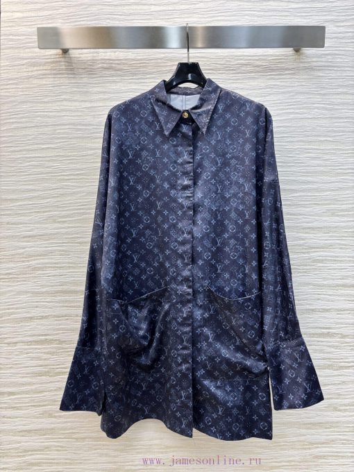 CL76817 Louis Vuitton 25 Early Spring New Collection Featuring A Lapel Long Sleeved Breasted Sh 3s30hy8e - Image 2