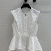 Strongly Recommend BC76821 Loui * 25 New Product Knight Style Waist Cinched Sleeveless Shirt Wi hcxxnhe6