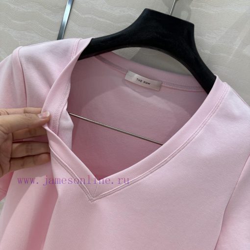 Hot Selling AT76216 V-neck Shipment ️ Row Style Classic Basic T Long-term Fashion Refined Singl z9o376vs - Image 6