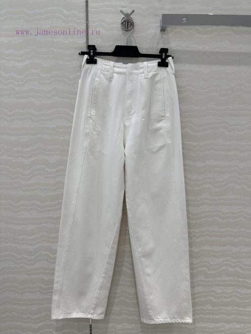 Hot Selling Recommendation: AK76828 Row Style Light And Thin White Sickle Straight Leg Jeans Fo jy12f96y