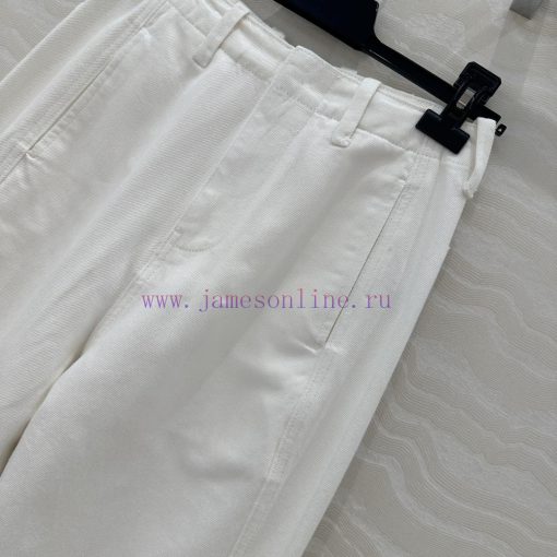 Hot Selling Recommendation: AK76828 Row Style Light And Thin White Sickle Straight Leg Jeans Fo jy12f96y - Image 4