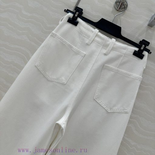 Hot Selling Recommendation: AK76828 Row Style Light And Thin White Sickle Straight Leg Jeans Fo jy12f96y - Image 10