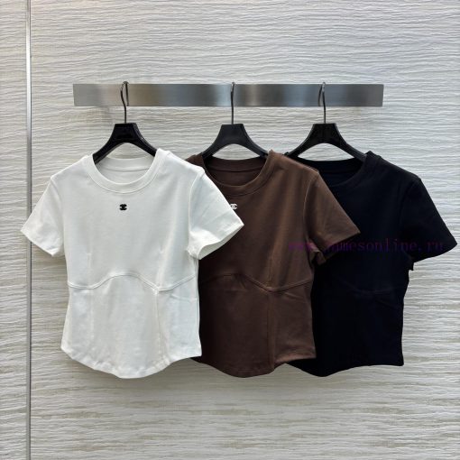 CT76856 Chanel Classic Double C Decorative T-shirt Small Waist This Item Is Called The Slimmest cp3msxou