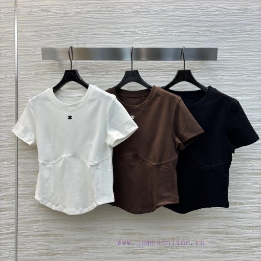 CT76856 Chanel Classic Double C Decorative T-shirt Small Waist This Item Is Called The Slimmest cp3msxou - Image 2