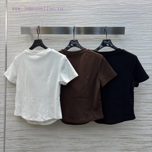 CT76856 Chanel Classic Double C Decorative T-shirt Small Waist This Item Is Called The Slimmest cp3msxou - Image 9