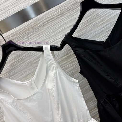 CL76861 Prada 25 Spring/Summer Spaghetti Strap Pleated Dress Is Perfect For Summer Dresses And eewz7ll2 - Image 5
