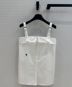 Strongly Recommend BC76873 Miss Dior Shoulder Strap One Neck Design Strap Shirt French Elegant iehsb1el