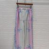 AK76591 Versace Goddess Venus 25s Spring/Summer Color Positioning Printed Silk Straight Leg Pan vproagvm