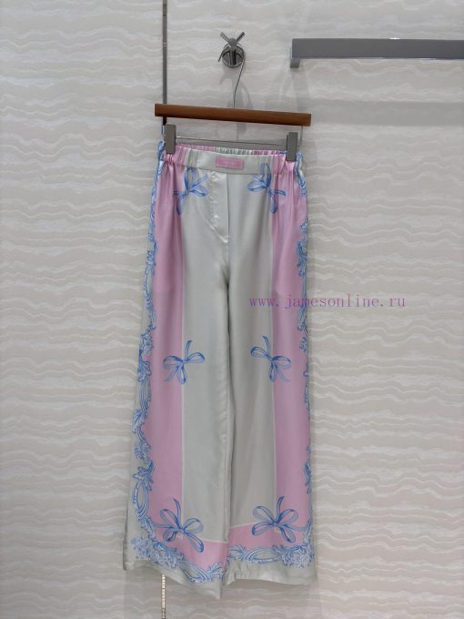 AK76591 Versace Goddess Venus 25s Spring/Summer Color Positioning Printed Silk Straight Leg Pan vproagvm - Image 2