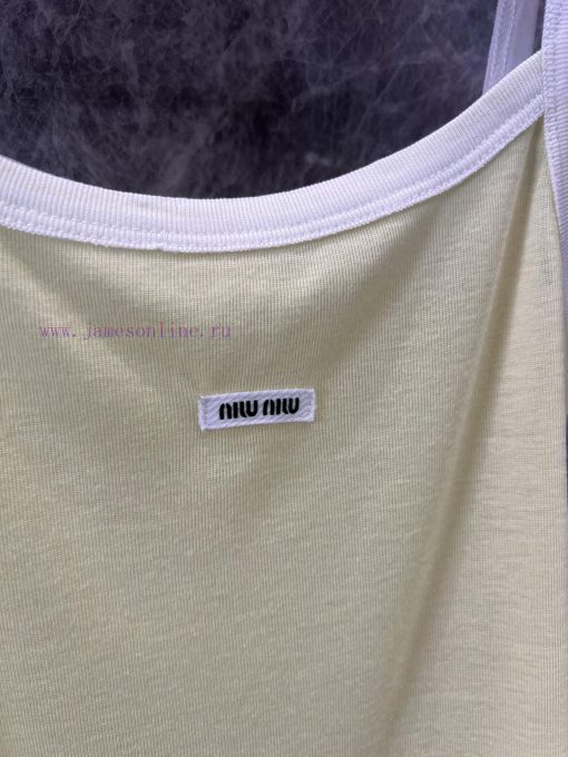 ZT60831 Miumi * 25 Spring/Summer New Tencel Camisole Cardigan Two-piece Set 丨 Produced By Cloud j02gfbli - Image 6