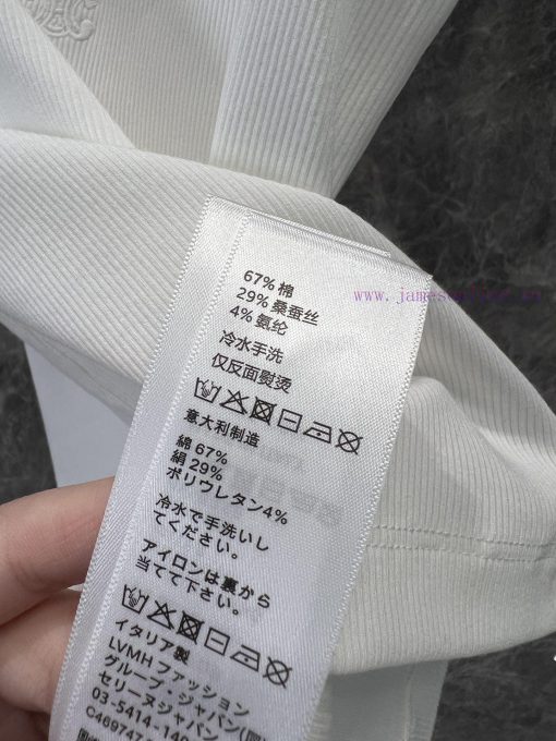 ZT60833 Celine 25 Spring/Summer New White Embroidered Lace Tank Top Small Strap | YB Has Develo mrizvw23 - Image 10