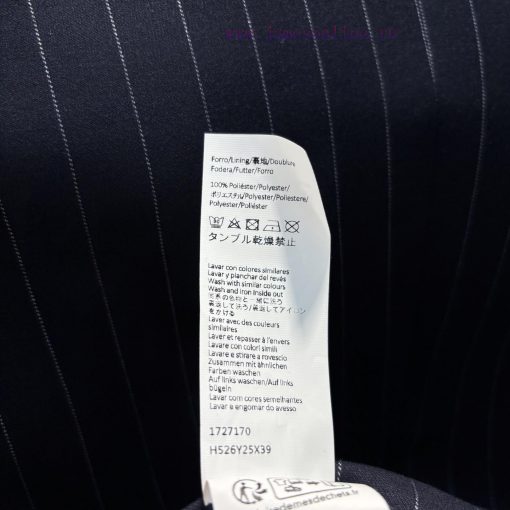 CW76922 Loewe 25 Spring/Summer Striped Lightweight Wool Twill Single Breasted Suit Jacket. The q2j2xwut - Image 10