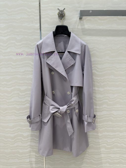 High End AW75915 Max Goddess Comes Standard With A Silhouette Trench Coat Made Of Imported Fabr ssai6ic7 - Image 2
