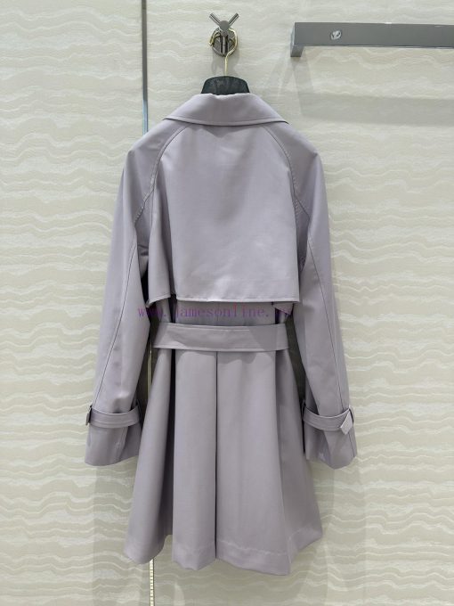 High End AW75915 Max Goddess Comes Standard With A Silhouette Trench Coat Made Of Imported Fabr ssai6ic7 - Image 9