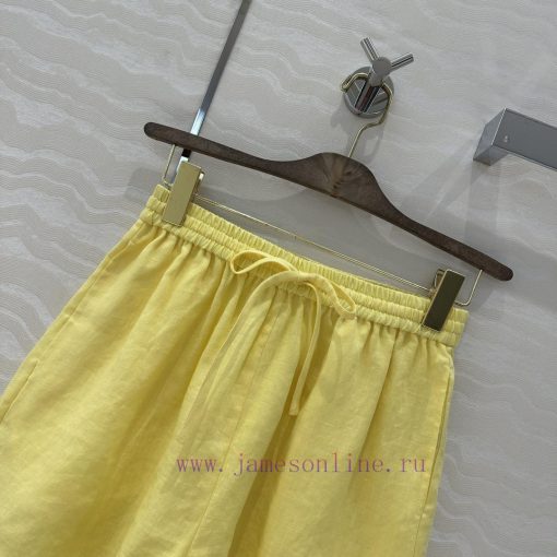 25ss Early Spring New Product AK76293 Loro Piana Old Money Style Dopamine Colored Linen Elastic ov6373ru - Image 3