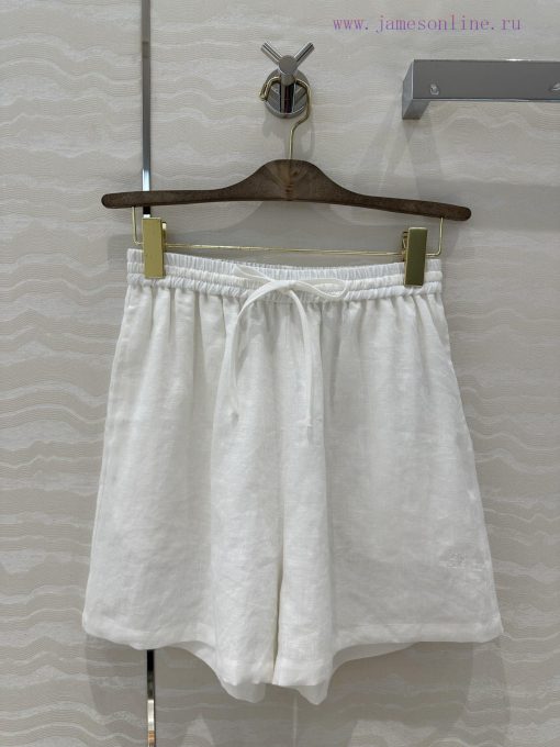 25ss Early Spring New Product AK76293 Loro Piana Old Money Style Dopamine Colored Linen Elastic xayw6zam - Image 2