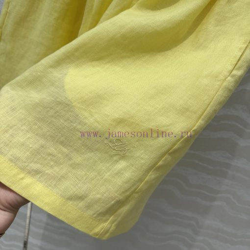 25ss Early Spring New Product AK76293 Loro Piana Old Money Style Dopamine Colored Linen Elastic ov6373ru - Image 7