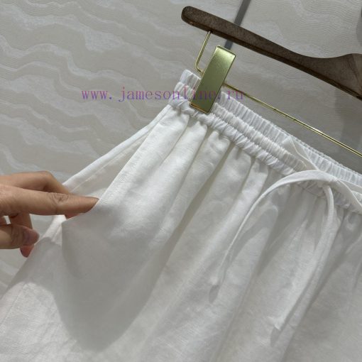 25ss Early Spring New Product AK76293 Loro Piana Old Money Style Dopamine Colored Linen Elastic xayw6zam - Image 7