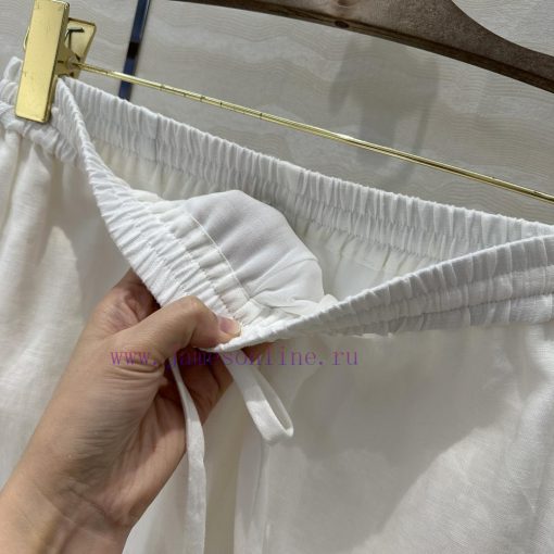 25ss Early Spring New Product AK76293 Loro Piana Old Money Style Dopamine Colored Linen Elastic xayw6zam - Image 8